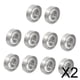 thumbnail image 1 of 2x10 Uds. Rodamientos De Bolas Radiales De Alta Calidad Pieza De Impresora 3D Mini Rodamiento 625zz 2 piezas, 1 of 8