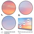 thumbnail image 3 of Designart "Skies Like Cotton Candy II" Landscapes Framed Wall Art Decor - Traditional Pink Sky Entryway Framed Wall Art Print, 3 of 6