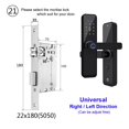 thumbnail image 2 of Tuya Door Locks Biometric Fingerprint Locker Hotel Smart Entry Home Handle App Unlock Digital Intelligent Lock ,More Secure, 2 of 7