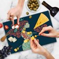 thumbnail image 4 of Abstract Cutting Board, Motherhood Theme Pregnant Woman and Heart, Decorative Tempered Glass Cutting and Serving Board, in 3 Sizes, by Ambesonne, 4 of 5