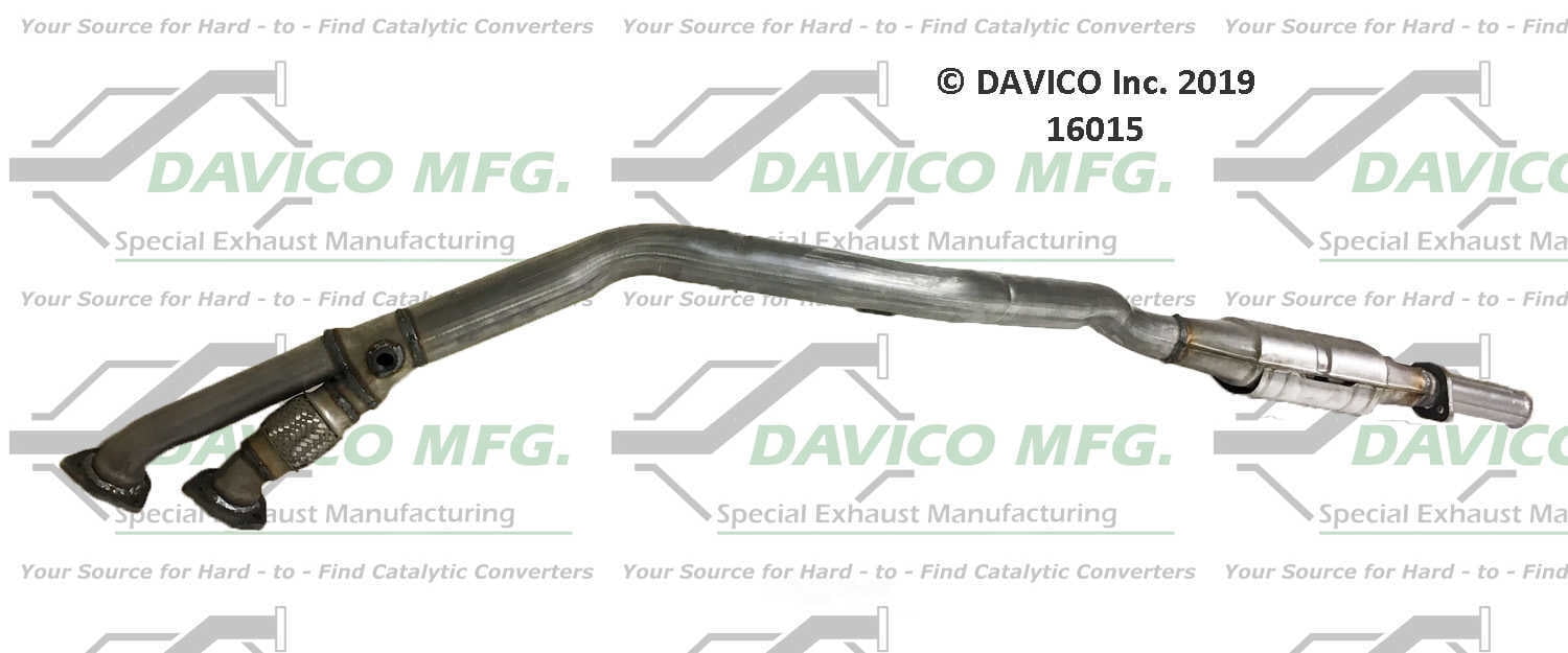 Davico Mfg 16015 Direct-Fit Catalytic Converter