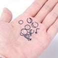 thumbnail image 4 of ZS 12Pcs 20g L Shaped Nose Stud Hoop Nose Ring Nose Bone Stud Piercing Corkscrew Nostril Piercing, 4 of 4