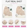 thumbnail image 5 of QWZNDZGR Women 2 Piece Outfits Sweatsuit Lounge Sets Oversized Hoodie Sweatshirt Shorts Tracksuit Set, 5 of 6