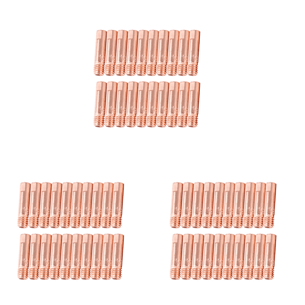 20 piezas boquilla de soldadura MIG puntas de contacto soporte de conector difusor de Gas (12)