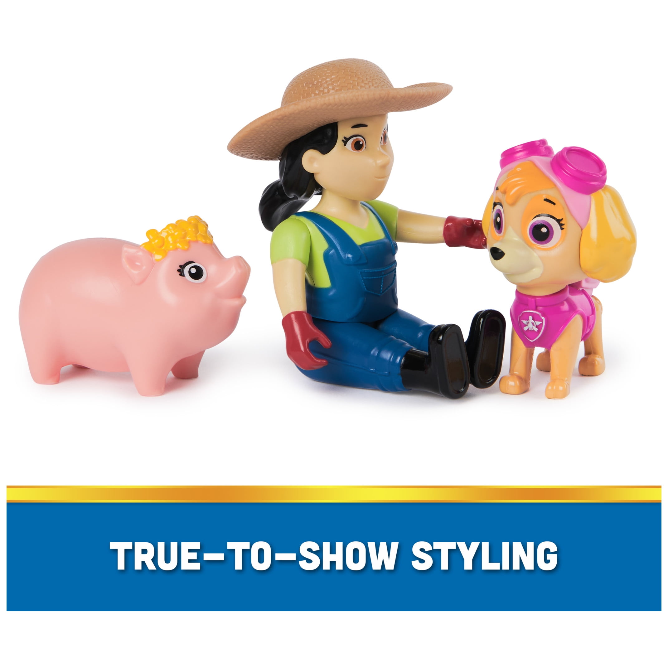 Paw Patrol Skye & Farmer Yumi Toy Figures set