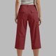 thumbnail image 4 of TaTaai Women's Elastic Waist Cargo Pants 7/8 Length Straight Leg Casual Trousers with Multiple Pockets Solid Color for Utility Work and Outdoor Casual Wear Gift, 4 of 4