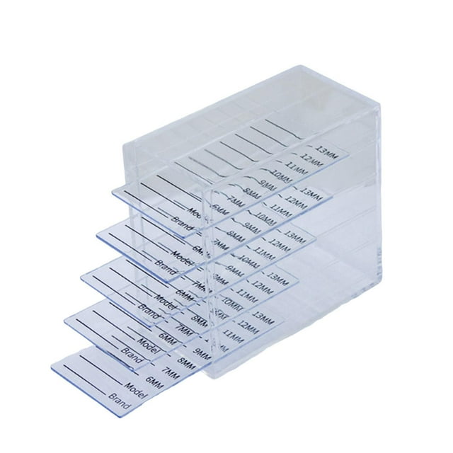 5 capas Box de almacenamiento de pestañas Organizador de extensión de pestañas , Claro