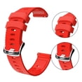 thumbnail image 4 of Cateissary 10 colores correa de reloj de silicona correa de inteligente correa de silicona reemplazo para Garmin/HUAWEI/Samsung 20mm Relojes inteligentes rojo, 4 of 6