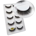 thumbnail image 1 of 5 pares Multipack 3D pestañas de visón pestañas postizas hechas a mano Wispy Fluffy pestañas largas herramientas de maquillaje de ojos naturales pestañas G806 Tan Jianjun unisex, 1 of 2