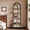 Black + Graphite Gray, variant on COZONY Industrial Arched 5-Tier Bookshelf with Metal Frame, Adjustable Feet and Anti-Tip Kit, Open Storage Rack for Living Room, Bedroom,Black