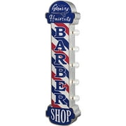Barber Shop Vintage Inspired Double-Sided Marquee LED Sign Wall Dcor for the Home, Game Room, Bar, Man Cave, Garage, or Bedroom (30" x 8" x 5")