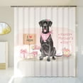 thumbnail image 3 of Happy Mother's Day Great Dane Love Dog Mom Heart Flower Shower Curtain Danes Dog Lover Gifts Waterproof Bathroom Bathtub Curtain - 12004, 3 of 5