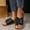 Black#3, variant on Fesfesfes Women's Thick-Soled Flip Flops Spring Summer Casual Shoes Lightweight Non-Slip Comfortable for Beach Outdoor Walking(Black,US 8)
