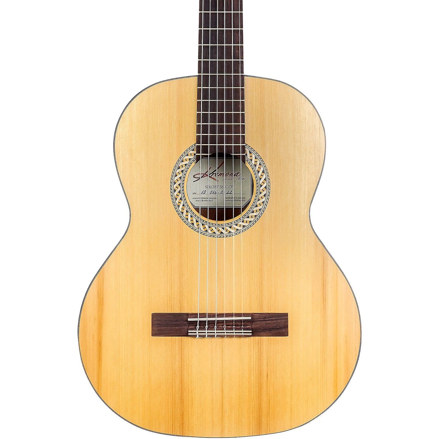 Kremona Soloist S62C Classical Acoustic Guitar Open Pore Finish