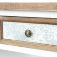 thumbnail image 3 of Luxen Home Three-Drawer Wood Console Table with Open Storage, 3 of 5