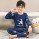 thumbnail image 3 of Pijamas térmicos para niños y niñas, ropa interior de invierno, conjuntos de pijamas cálidos para niños de 2, 4, 5, 6, 8, 10, 12 y 13 años, 3 of 5