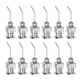 thumbnail image 1 of 12uds Dispensadoras Agujas, 22 Calibre 1/2" Inoxidable Acero Romo Punta 45 Grados Dobladas Dispensadoras Agujas para Tinta Cartuchos, Pegamento, Jeringas, Carpintería, 1 of 5