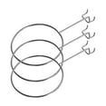 thumbnail image 3 of GROWTH TANK Metal Pegboard Sports Ball Display Rack Accessories Soccer Volleyball Holder 3.2cm Hole Spacing, 3 of 9