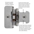 thumbnail image 3 of Hickory Hardware P5310-SN Charnière Démontable en Nickel Satiné, 3 of 5
