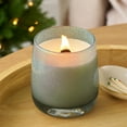 thumbnail image 3 of Better Homes & Gardens Wood 1-Wick Holiday Scented Glitter Jar Candle, Pistachio Snow, 14.5oz., 3 of 7
