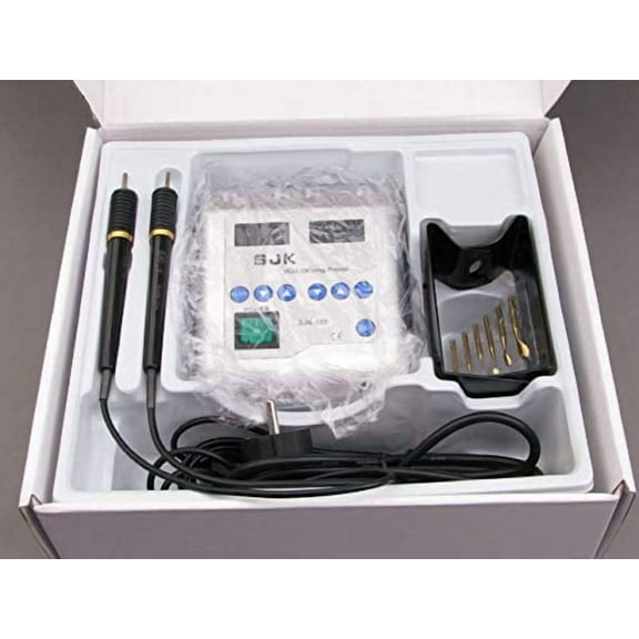 Bestlife JSK Electric Waxer Carving Knife Machine Double Wax Pen and 6 Wax Tip Pot for Dental Lab Electric Carving Knife by Bestlife1234