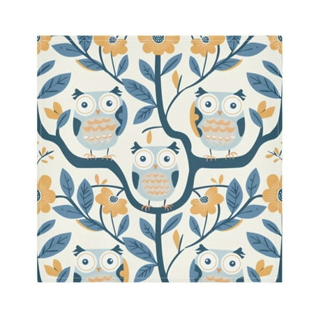 

Napkin Satin Napkin 20*20Inchx1 Kitchen Towel Dinner Plate Towel Decorative Towel Napkin Tea Towel Suitable For Kitchen Table Cute Owl