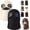 2pcs-a, variant on Ribbed Knit Balaclava Beanie with Goggle-Style Eye Panels, Winter Hat with Visor Face Cover & Neck Warmer, Unisex Ski Hat for Men Women, Cycling Hiking Travel