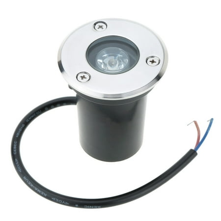 12v Ac Outdoor Lighting 1W 12V DC IP67 LED Underground Light Lamp Waterproof High-power Tempered Glass Outdoor Garden Square Landscape CE RoHs ()