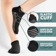 thumbnail image 2 of x pares de calcetines antideslizantes para yoga, pilates, artes marciales, barra de baile, antideslizante/antideslizante, prevención de caídas en el tobillo con punta completa Sincero Hogar, 2 of 5