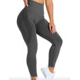 thumbnail image 3 of Leggings sin costuras para mujer Cintura alta Contorno de sonrisa Entrenamiento Pantalones de yoga Levantamiento de glúteos Medias de control de barriga Ormromra LRWJ019-17, 3 of 4