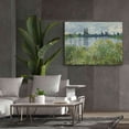 thumbnail image 5 of Epic Graffiti 'Banks Od The Seine, Vetheuil' by Claude Monet, Giclee Canvas Wall Art, 54"x40", 5 of 8