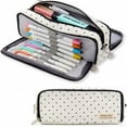 2 Packs LuClweCe Labor Day Sale Stationery Bag,Pencil Case Big Capacity