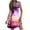 Purple, variant on Nrmvnmi Summer Dresses for Women 2024 Beach Loose V Neck Sleeveless Mini Dress Tropic Printed Casual Sundress with Pockets Boho Floral T-Shirts Dress Tank Dresses Purple 2XLMothers Day Gifts