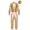 Gold, variant on Kids 3 Piece Tracksuit Jazz Hip Hop Street Dance Suit Zipper Metallic Jacket with Pants Hair Gold 10