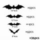thumbnail image 1 of Uuiauoio Spooky Halloween Wall Stickers Decor, Halloween Decor ,Adhesive PVC Decals for Door Window Glass, Themed Party Decoration for Indoor Use, 1 of 2