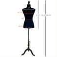 thumbnail image 3 of HOMCOM Female Mannequin Dress Form Torso Dressmaker Stand Clothing Display, 3 of 10