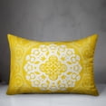 thumbnail image 3 of Creative Products Yellow and White Circle Mandala 14x20 Indoor / Outdoor Pillow, 3 of 3