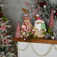 thumbnail image 3 of Northlight LED Lighted Gingerbread Snowman with Lollipop Christmas Figure - 15.5", 3 of 6