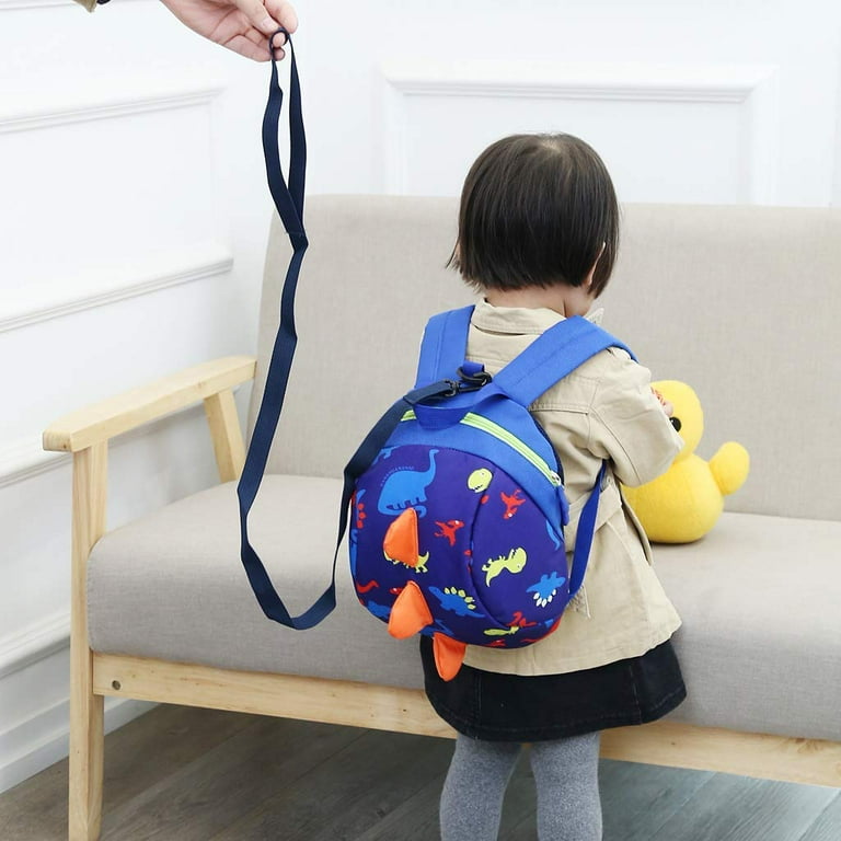 Cosyres Toddler Backpack Dinosaur Preschool for Boys with Leash Chest Strap