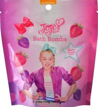 JoJo Siwa Bath Bombs 2-pk (2 x 3.5 oz) Berry Sweet Scent