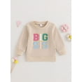 thumbnail image 3 of Big Sister Little Sister Matching Sweatshirts Romper 6M 12M 18M 24M 3Y 4Y Toddler Newborn Baby Girl Long Sleeve T-Shirts, 3 of 10