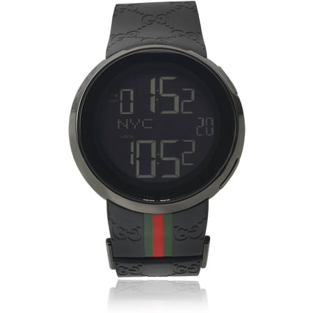 Gucci Men's Stainless Steel Digital Blac