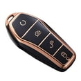 thumbnail image 3 of Funda protectora para llavero de vehículo, de TPU suave, para Atto Negro, 3 of 9