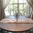 thumbnail image 4 of 13inch x 72inch Table Runner with Diamante Strip and Tassels (Beige), 4 of 7