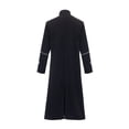 thumbnail image 2 of JOANKDMI Priest Clergy Costume for Men Long Robe with Cross Embroidery Trim Detail Gothic Cleric Gown for Halloween Party Roleplay Church Themed Event Disguise Outfit, 2 of 6