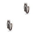 thumbnail image 2 of Inteprter Hanging Hooks Zinc Alloy Wall-mounted Door Towels Anti-skid Accessory Clothes Set Hangers Multi-functional Screw for Hotel color bronce 2piezas, 2 of 6