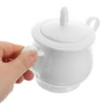 thumbnail image 5 of MLINS Ceramic Sugar Bowl with Lid for Coffee Bar and Restaurant Use Porcelain Jar for Storing Candy and More Suitable for Kitchen Countertop 370ml, 5 of 8