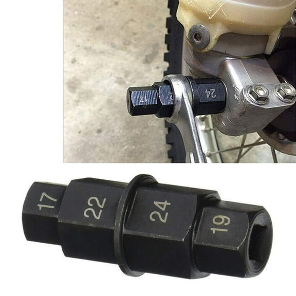 Motorcycles Hex Axle Tool 17 19 22 24mm Spindle Tool Driver Spindle Socket