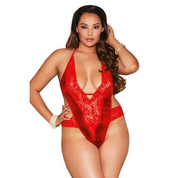 Bbw in red