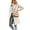 Beige, variant on PUWEI Women's Casual Lapel Collar Wool Coat Single-Breasted Peacoat with Pockets
